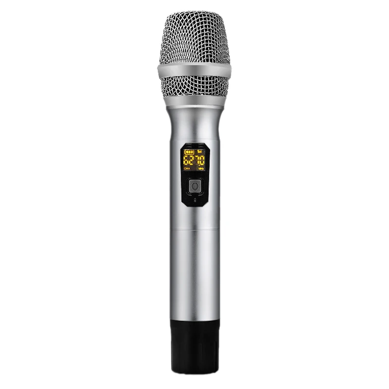 

UHF 25 Channel Handheld Wireless Microphone With Mini Receiver 1/4 Inch Output For Stage/Karaoke/Church/Party/Business Meeting