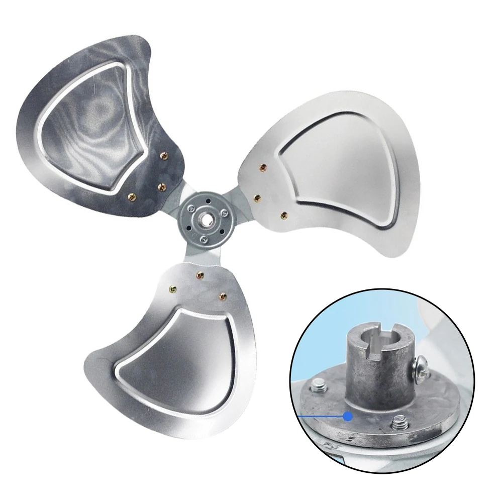 500mm Three Fan Parts For Pedestal Desk Fans Efficient Airflow Silent Operation Workshop Living Room Use Aluminum Style
