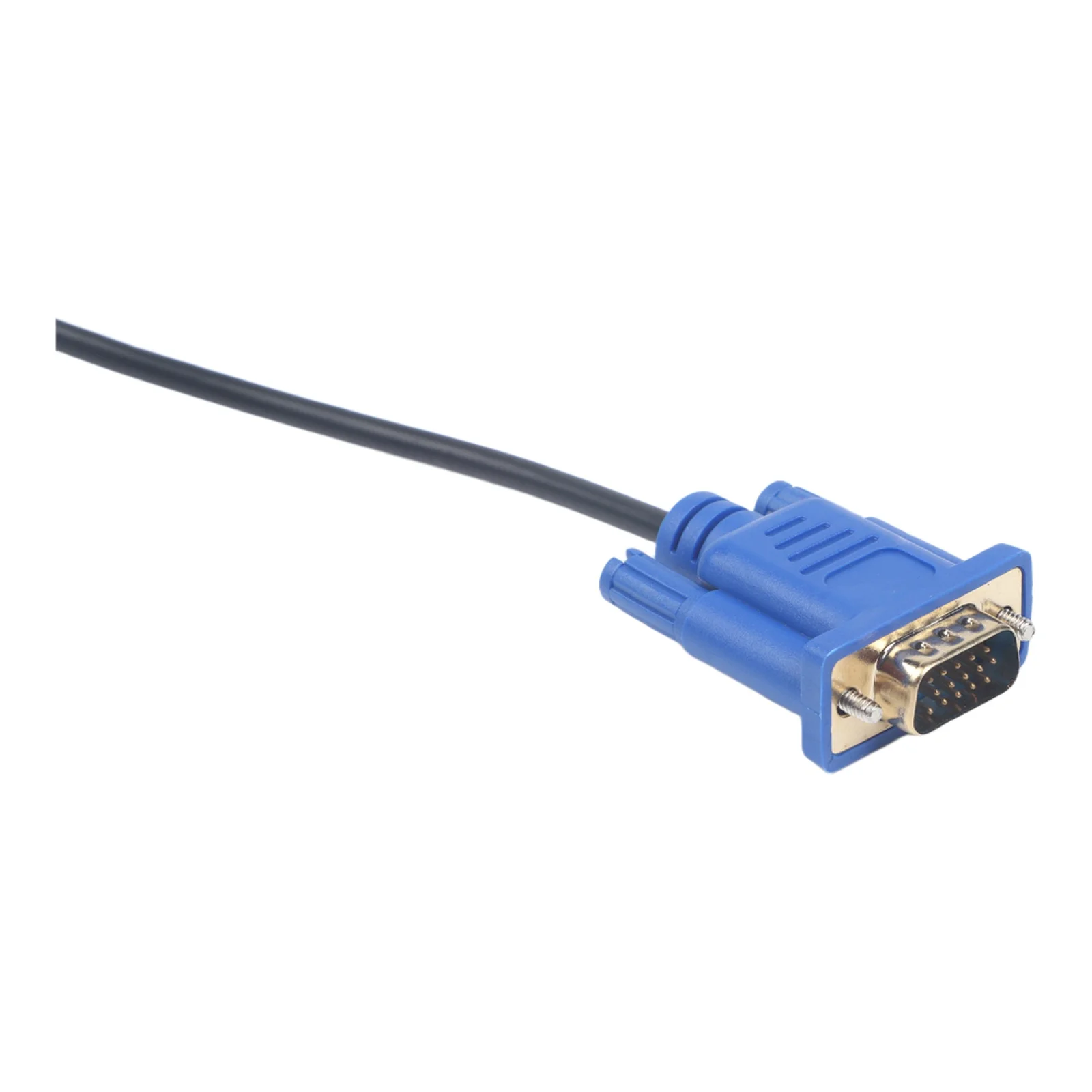 Male to VGA DSUB Male Video Adapter Cable for HDTV DVD Player and Computer Monitor with 1 to 1 Connection and Shielding