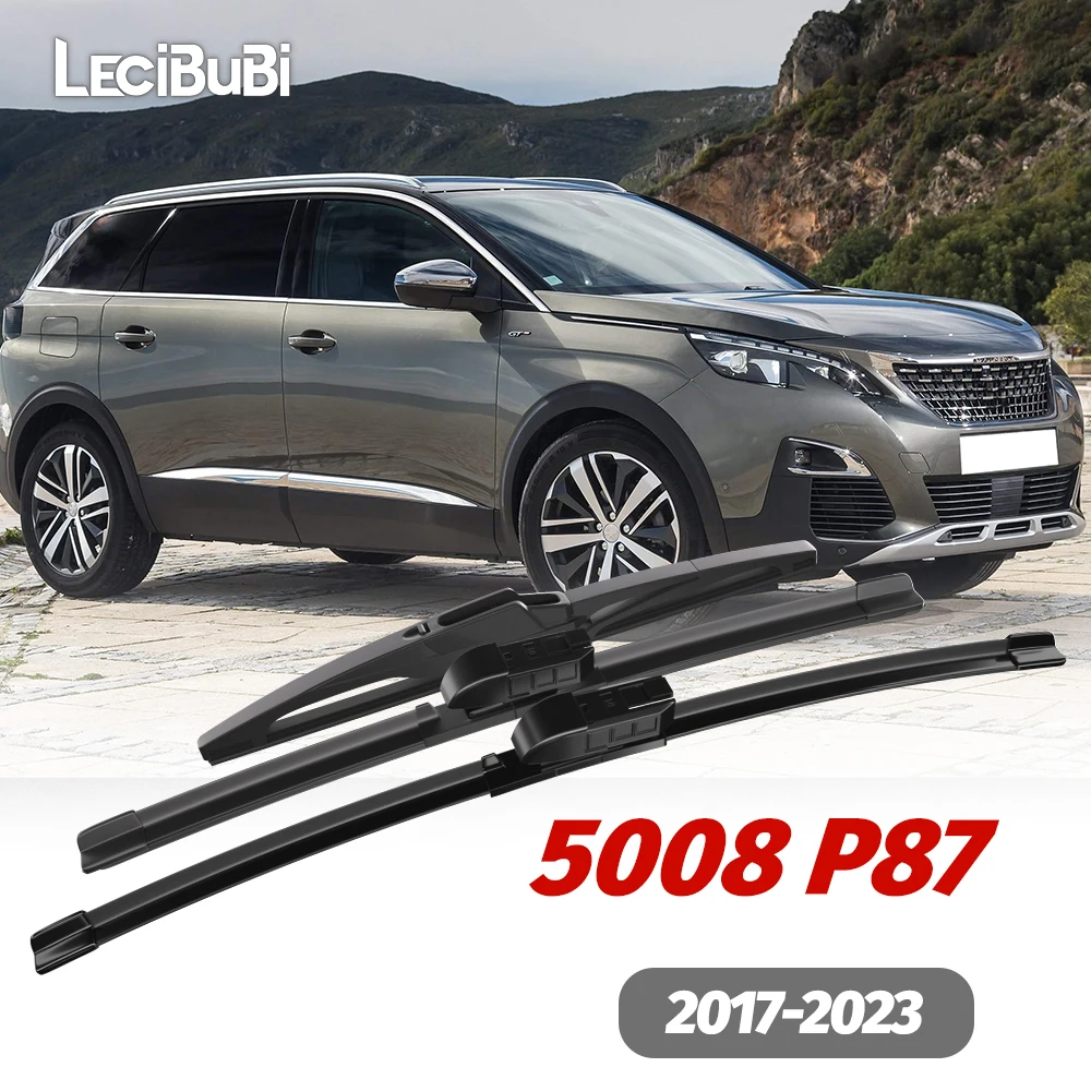1set Vorne und Hinten Scheibenwischerblätter Scheibenwischer Für Peugeot 5008 P87 2017-2023 2018 2019 2020 2021 2022 Zubehör