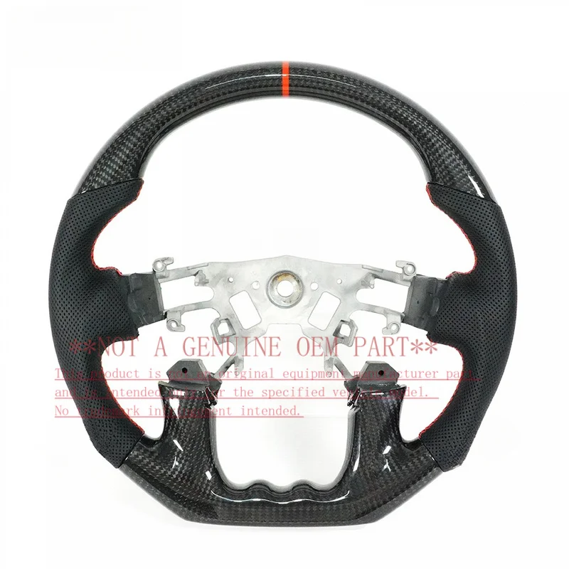 For Nissan Steering Wheel Horn Cover 12-18 Patrol Carbon Fiber Sport Suv Horn Shell Decorative Cover