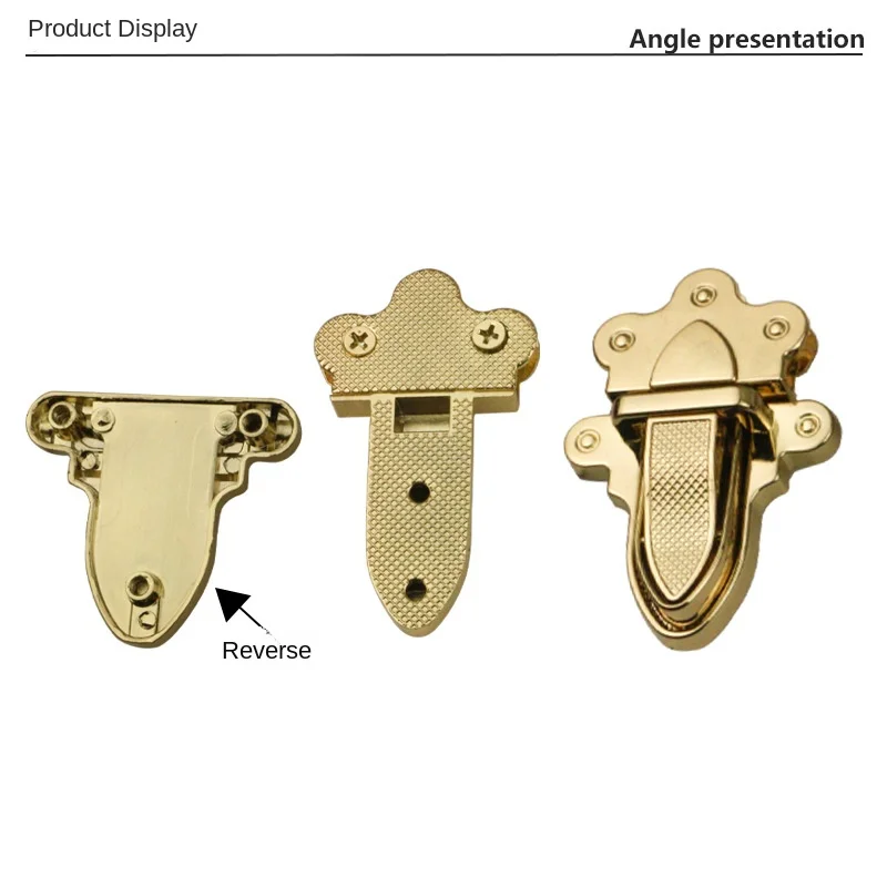 Handbag Hardware Accessories DIY Retro Purse Locks Snap Clasps Closure Buckle Bag Lock