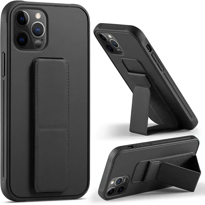 

Чехол с магнитной подставкой и ремешком для iPhone 16, 15, 14, 13, 12, 11 Pro Max Plus 16Pro 15Pro IPhone 16 ProMax, чехол-подставка, аксессуары