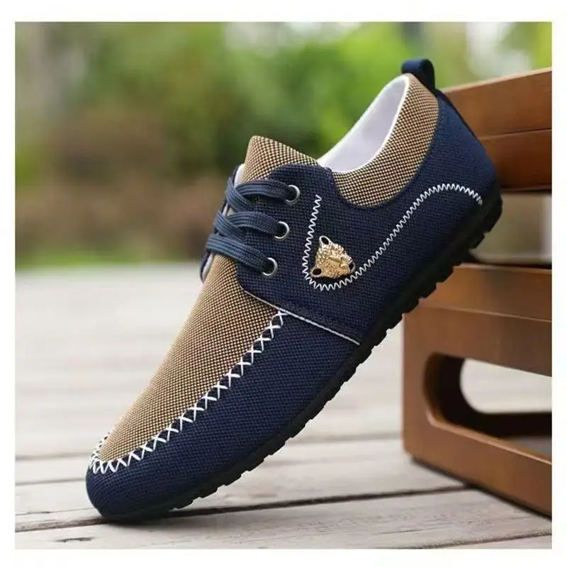Driving Men Shoes Big Size 43 44 Tooling Sneakers Boys Casual Autumn Canvas Shoes For Men Espadrilles