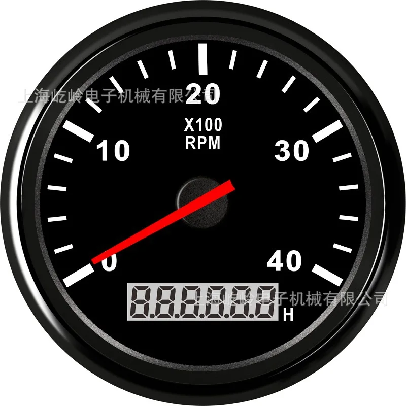 Installation and Modification of Engine Tachometer with 85mm Pin, 4000rpm 1-300rpm, Speed Ratio 12V 24V