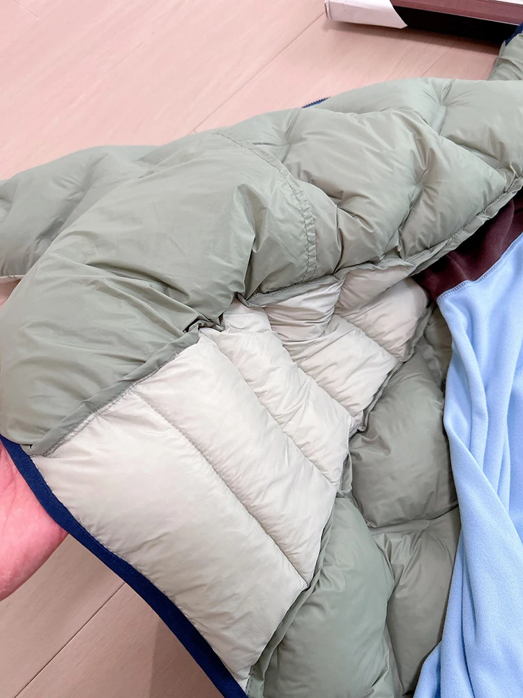 معطف Thiened Outdoor Cotton Jaet للرجال والنساء شتوي دافئ مضاد للبرد بنمط Light Enn Bfle معطف درجة الحرارة Lo #2