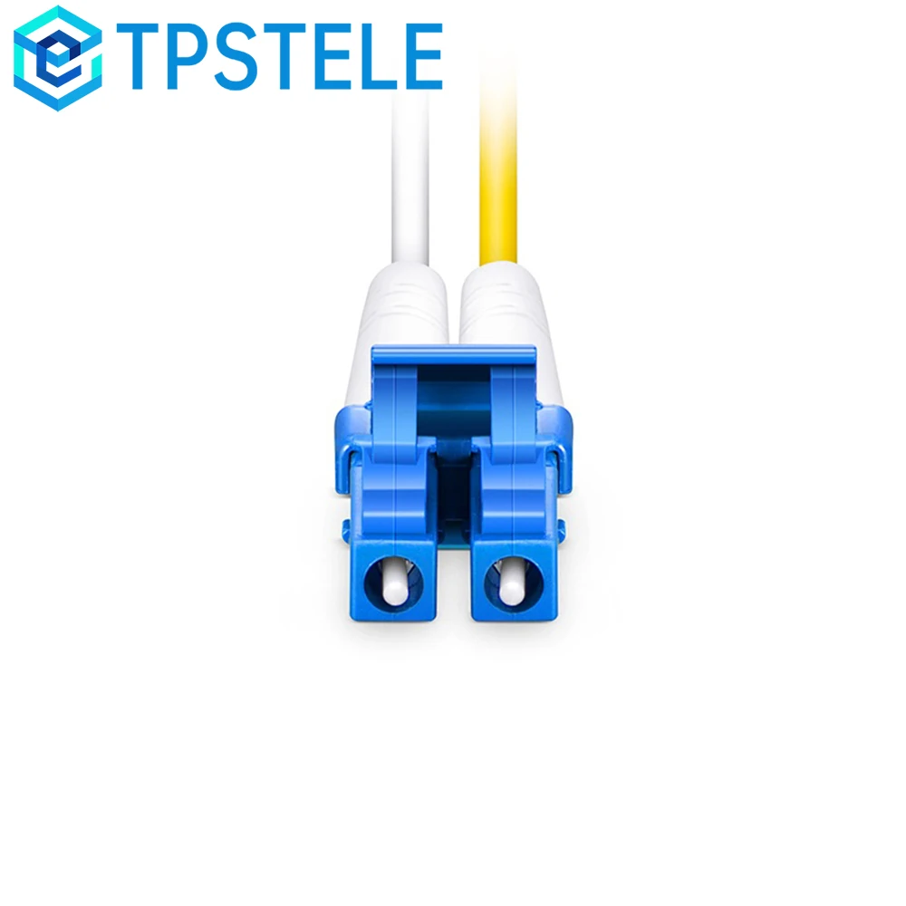 10 قطع كابل تصحيح الألياف، 1/2/3/5 م، 2 ألياف مزدوجة، LC/UPC إلى LC/UPC، وضع واحد OS2، أصفر عازل ضيق LSZH