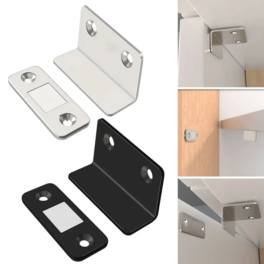 

Magnetic Door Closer Strong Door Closer Tools Catch Latch Magnet For Furniture Cabinet Cupboard Ultra Self-adhesive Latch