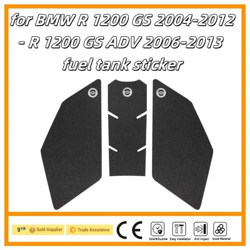 

Motorcycle Sticker Tank Non Slip Tank Traction Side Pad Protective Decal For BMW R 1200 GS 2004-2012 - R 1200 GS ADV 2006-2013