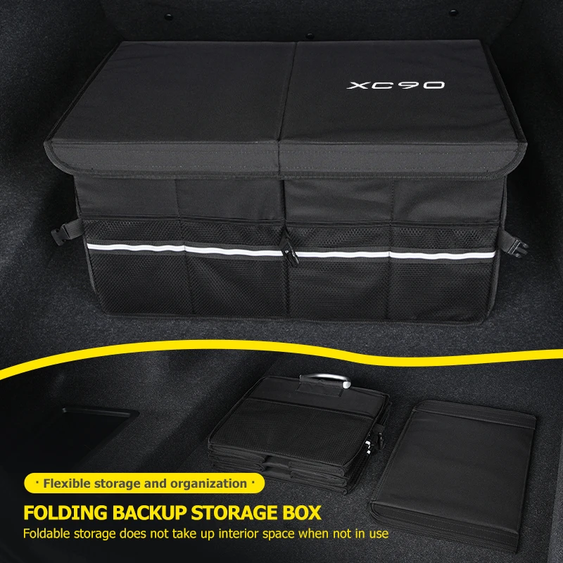 

Car Travel Large Capacity Portable Folding Storage Handle Bag For Volvo AWD V90 XC40 XC60 XC70 XC90