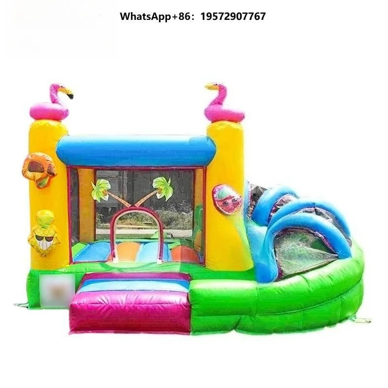 Combo Inflatable Bouncy Castle with Slide for Kids