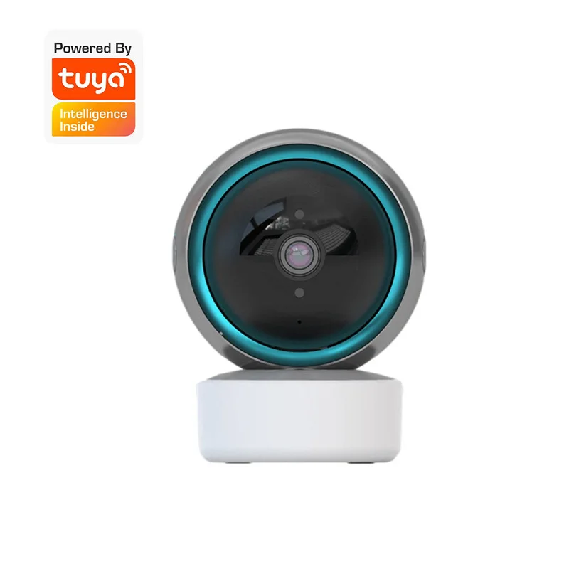 Tuya-Caméra de surveillance IP WiFi HD 3MP 5MP, dispositif de sécurité domestique intelligent, avec vision nocturne, suivi automatique, cloud