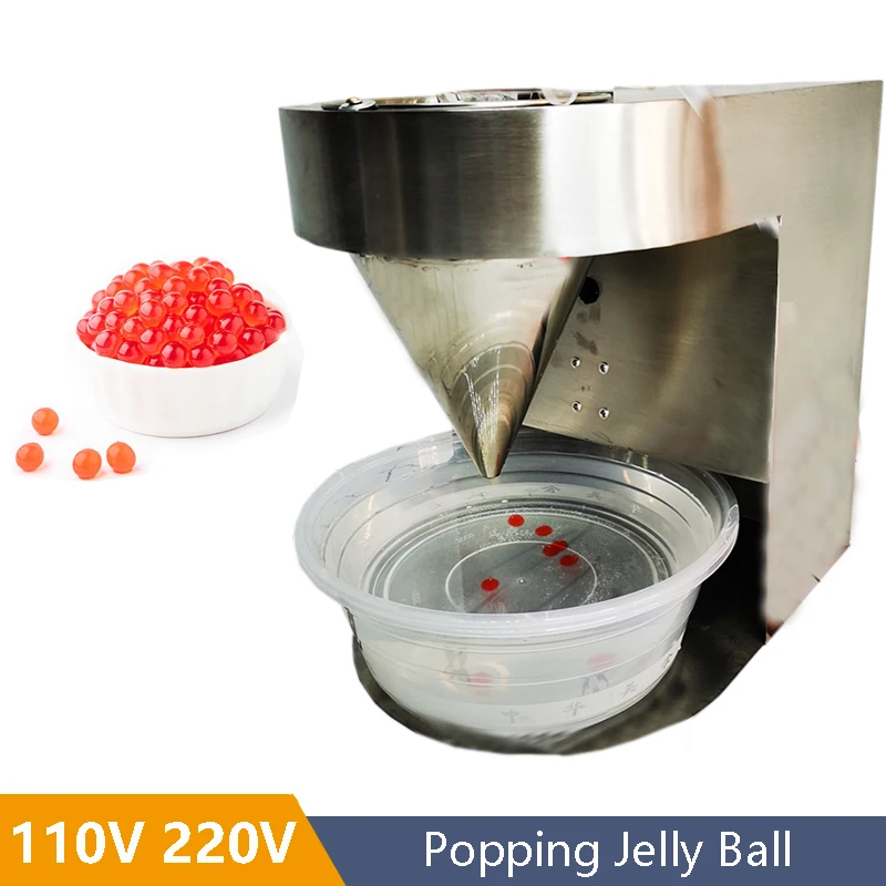 Bursting Juicy Ball Bubble Tea Popping Boba Making Machine Taro Ball Bursting Popping Boba Pearls Machine