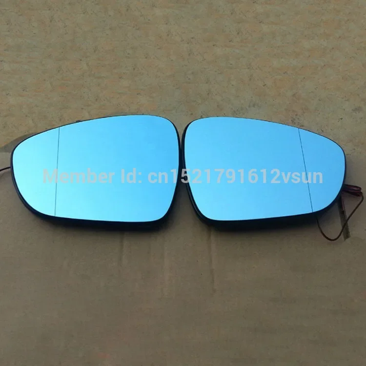 smRKE 2Pcs For Peugeot 308 2013-2018 Rearview Mirror Blue Glasses Wide Angle Led Turn Signals light Power Heating