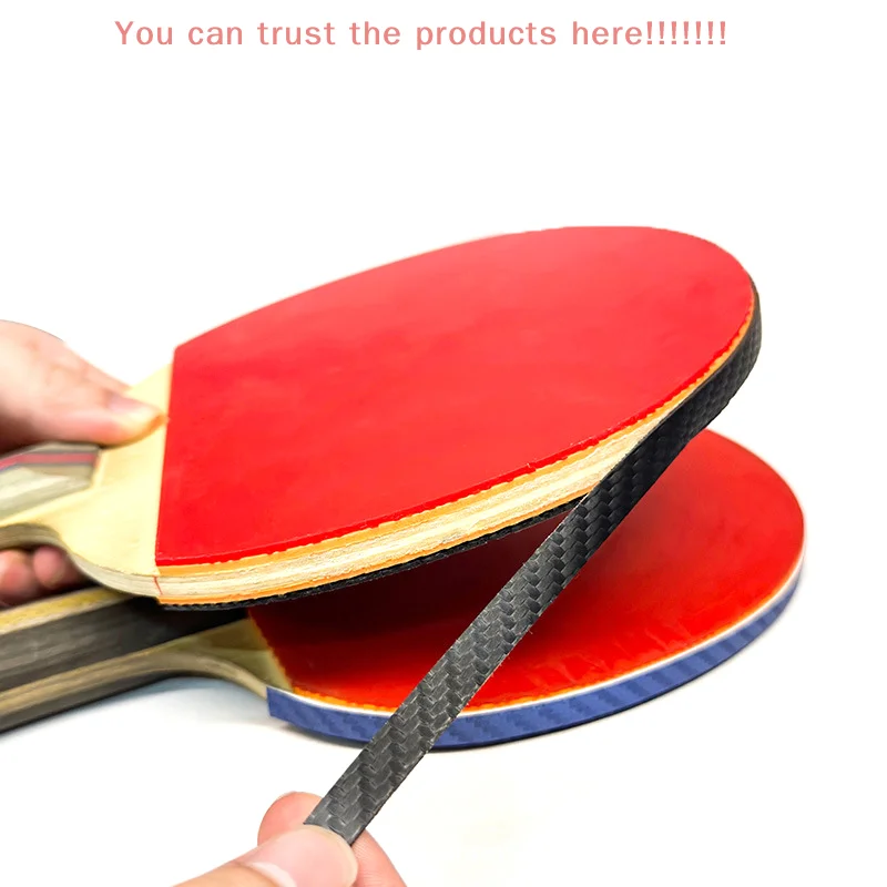 Beschermende zijtape beschermer Professionele accessoires PU Super Hard Carbon Fiber Tafeltennisracket Edge Tape Ping Pong Bat