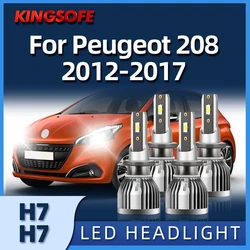 Roadsun LED 30000LM H7 Headlight 3570 CSP Chip High Low Beam 180W Bulbs For Peugeot 208 2012 2013 2014 2015 2016 2017