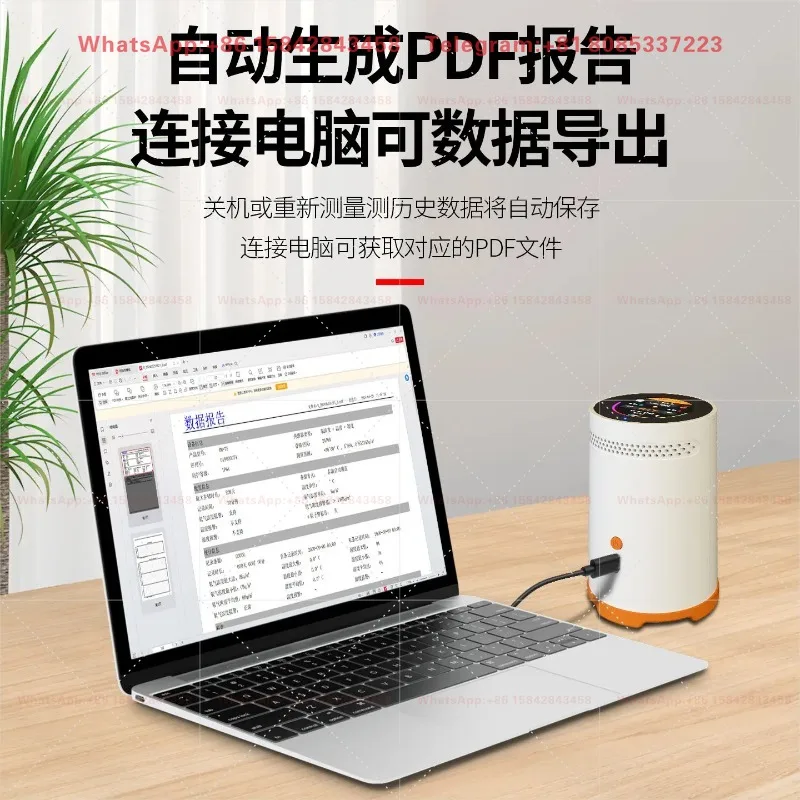 Portable Indoor RN Radon Concentration Detector,Radioactive Radon Monitor for New House Marble Radiation Inspection