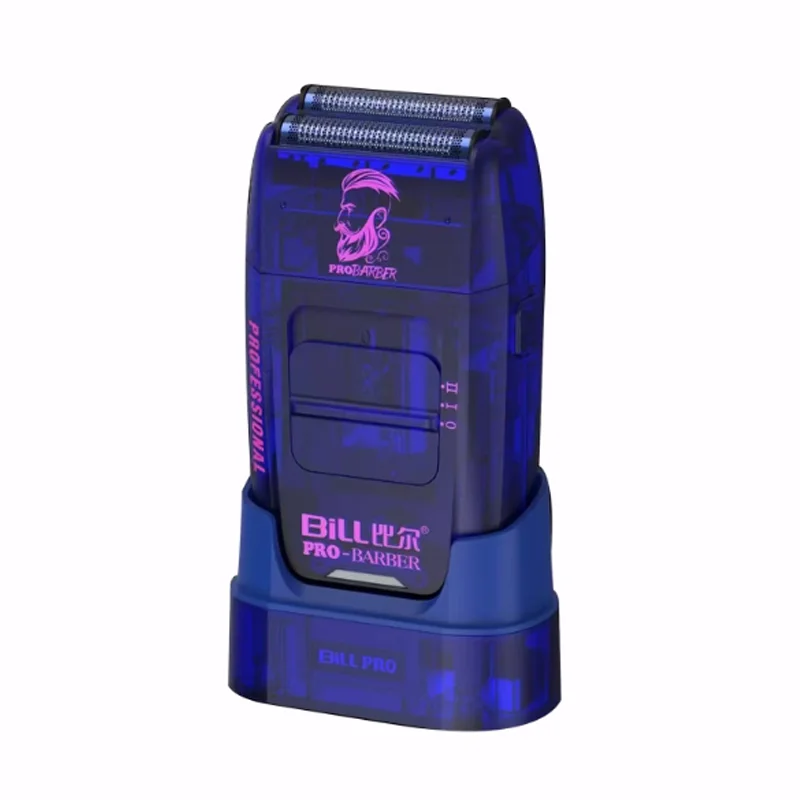 

Bill 9736, профессиональный триммер для стайлинга масляной головки, триммер для лысины, белая градиентная обрезка, возвратно-поступательная мощная бритва