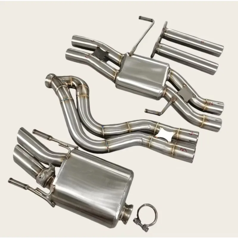 Factory OEM Custom Performance Exhaust System for S600 W140 6.0 Car Full Exhaust Pipes System with 304SS F002