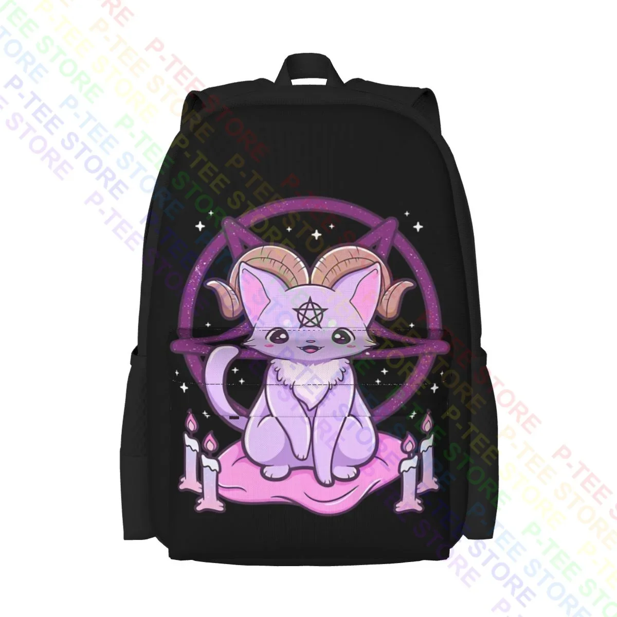 Kawaii Pastel Goth Krampus Cute Creepy Gothic Large Capacity Backpack School Training Storage Bag School Sport Bag