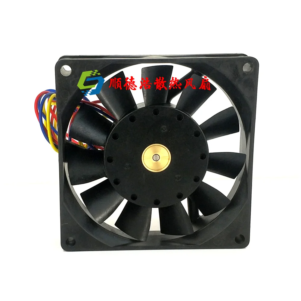 SANYO DENKI 109P0812M613 DC 12V 0.13A 80x80x20mm 3-Wire Server Cooling Fan