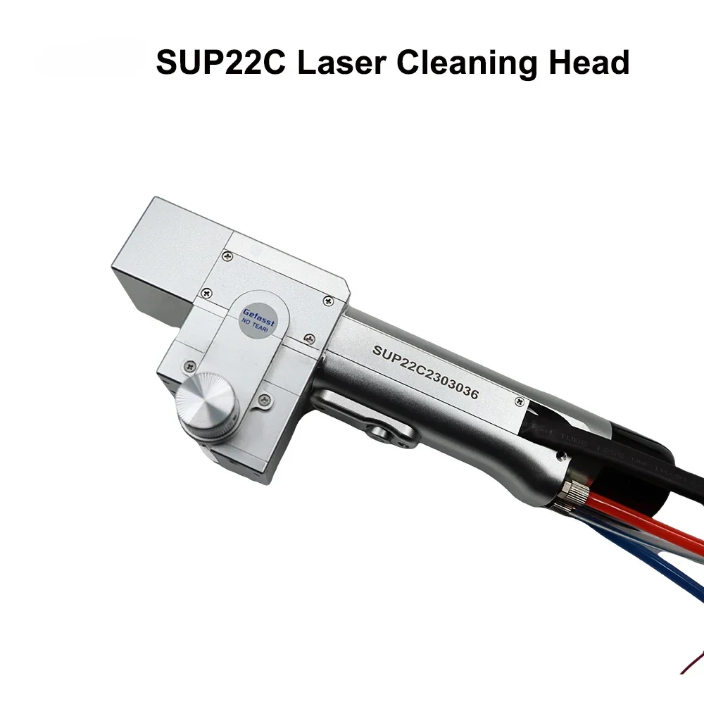 SUP22C Handheld Laser Cleaning Head For CW Laser Cleaning Machine 1000w 1500W 2000w 3000W Metal Surface Treatment