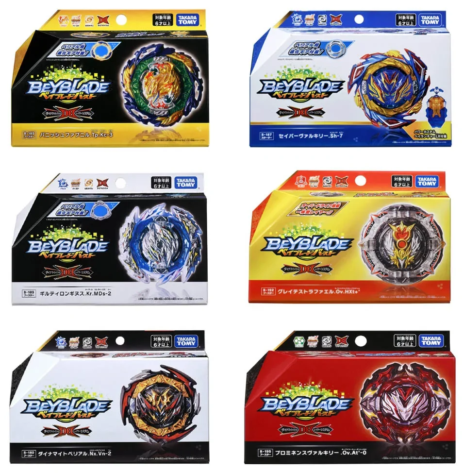 Takara Tomy Beyblade Burst B185 Vanish Fafnir.Tp.Kc-3 B180 Booster Dynamite Belial .Nexus .Venture-2 B189 B187 B197 B206 B199