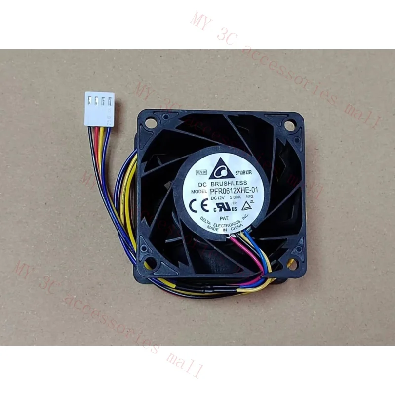 

Для Delta 12V 5.00A 6038 PFR0612XHE-01 6cm высокая скорость и большой объем воздуха