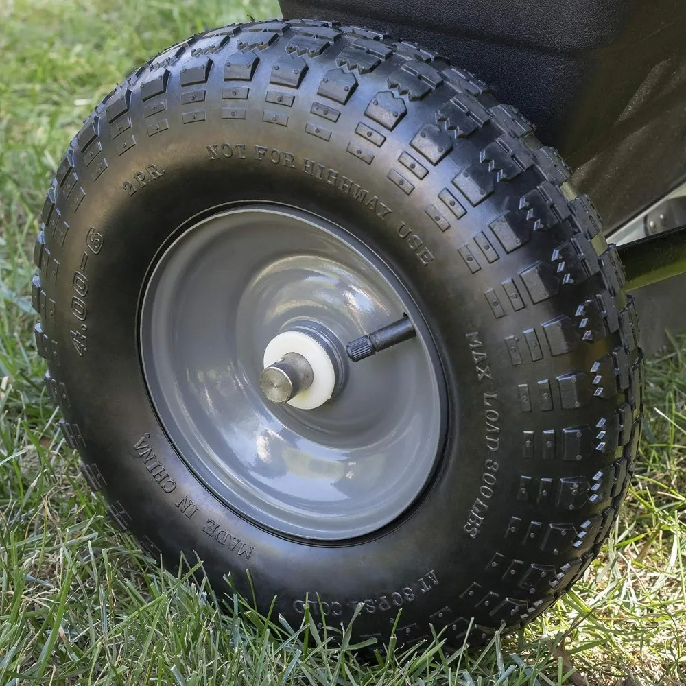 시드, 비료, 소금, 얼음 제거제용 견인식 175파운드 잔디 및 정원용 드롭 스프레더