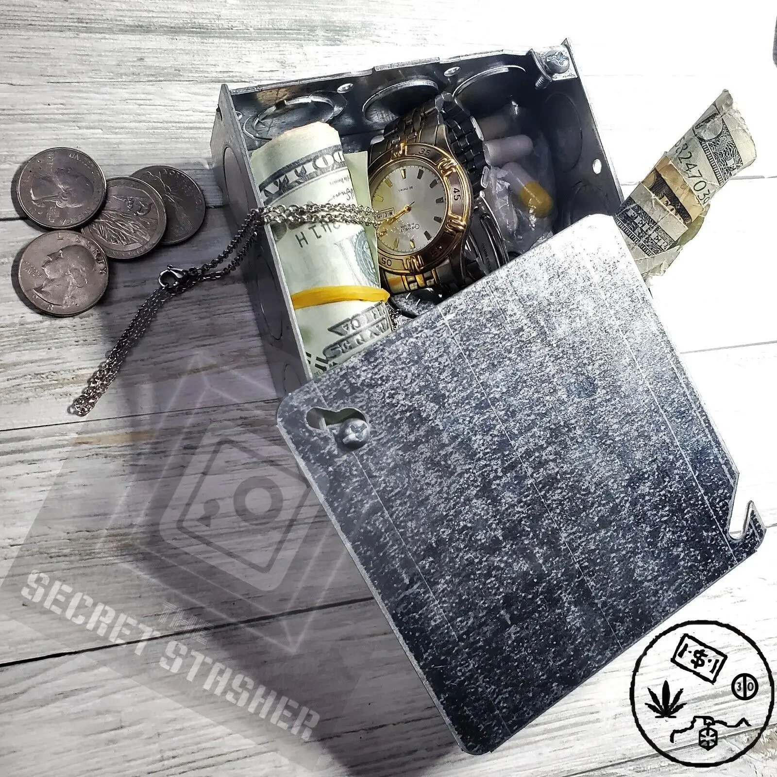 Private Money Box Junction Boxes Secret Home Diversion Stash Can Safe Hiding Jewelry ⁣⁣⁣⁣Hidden Storage Box