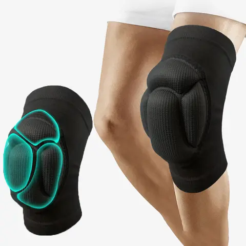 1 쌍 두꺼운 보호 스포츠 Kneepad 체육관 지원 피트니스 기어 기어 농구 받침대 보호대 남성/여성 미끄럼 방지 패드 New