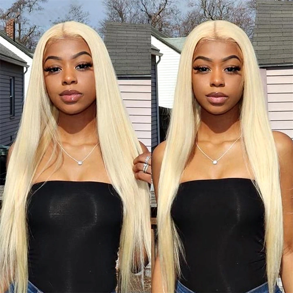 Glueless Wig Human Hair Ready To Wear 613 Blonde Straight Human Hair Wigs 13X4 13X6 Lace Wigs Human Hair Lace Frontal Wig