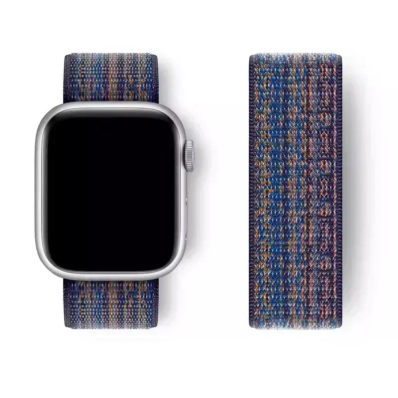 Strap For Apple WatchBand S10 46mm 44mm40mm45mm 41mm 49mm 42mm 38mm 45mm Nylon Bracelet Correa iwatch Series 97se6 Ultra2 8 Band image 4
