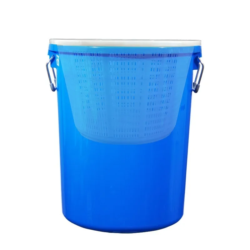 Bucket dry and wet separation with filter screen leakage bucket kitchen special swill slop food waste water filter round valve f
