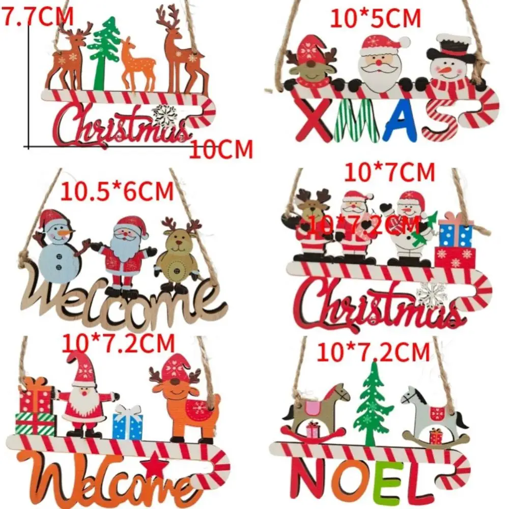 Snowman Tabletop Sign Decor Suspensible Wood Christmas Table Ornaments No Rough Edges Christmas Office Decor Crafts For DIY