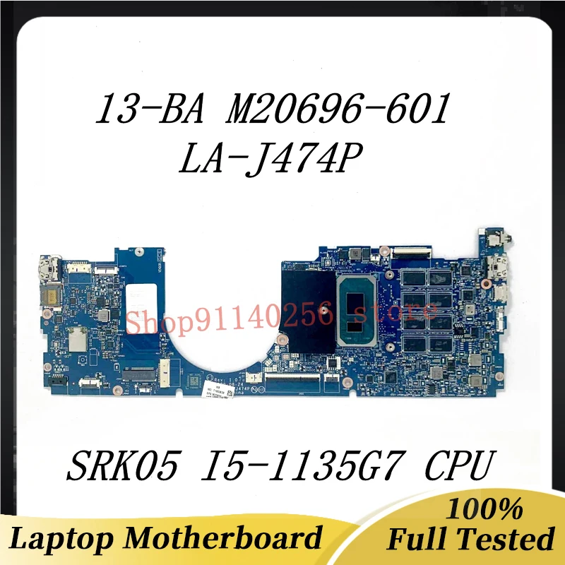 Mainboard M20696-601 M20696-501 M20696-001 For HP Envy 13-BA Laptop Motherboard GPT30 LA-J474P W/SRK05 I5-1135G7 CPU 8G 100%Test