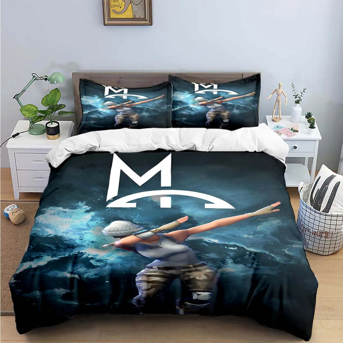

Hot 3D Fashion Game Cartoon Character Print Bedding Sets Bed Supplies Set Duvet Cover Bed Comforter Set Bedding Set Gift