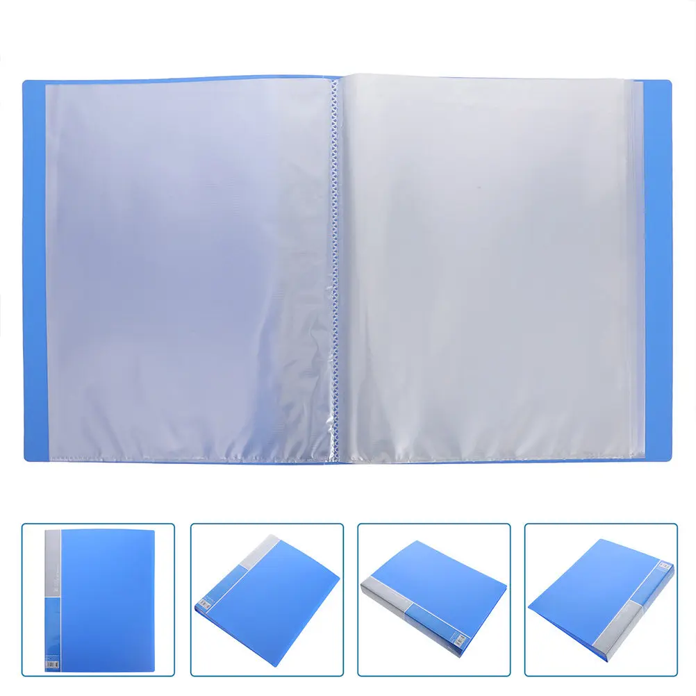 

Exquisite Multi Function A4 File Folder Lightweight Easy Carry Document Holder for Office School Home Files Receipts Checks Test