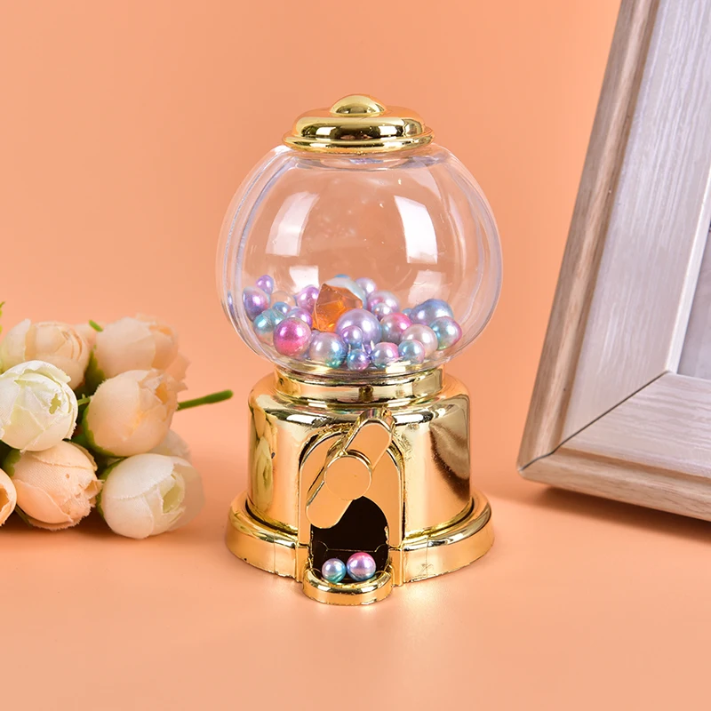 1PC Creative Cute Sweets Mini Candy Machine Bubble Toy Dispenser Coin Bank Kids Toy Warehouse Price Chrismas Birthday Gift