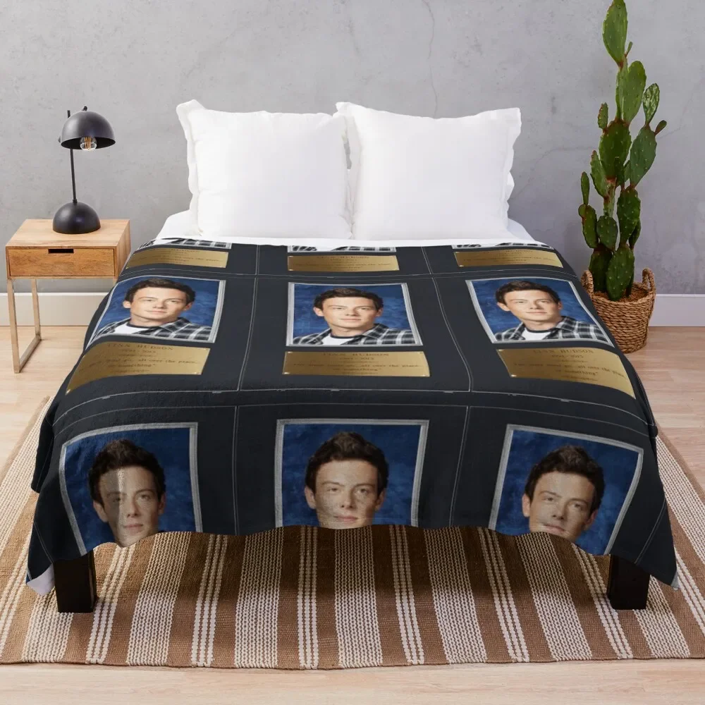 Plaque of Finn Hudson Throw Blanket Large Thin Decoratives Blankets