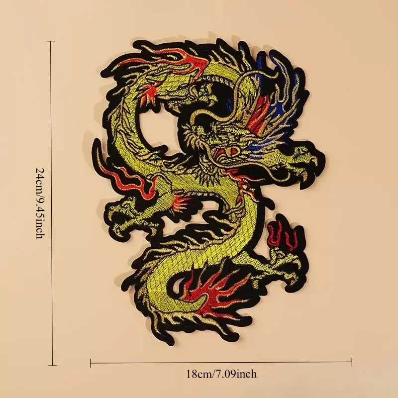 China Wind Jinlong Adhesive Embroidery Flower High-end Cheongsam Embroidery Clothing Accessories Spot