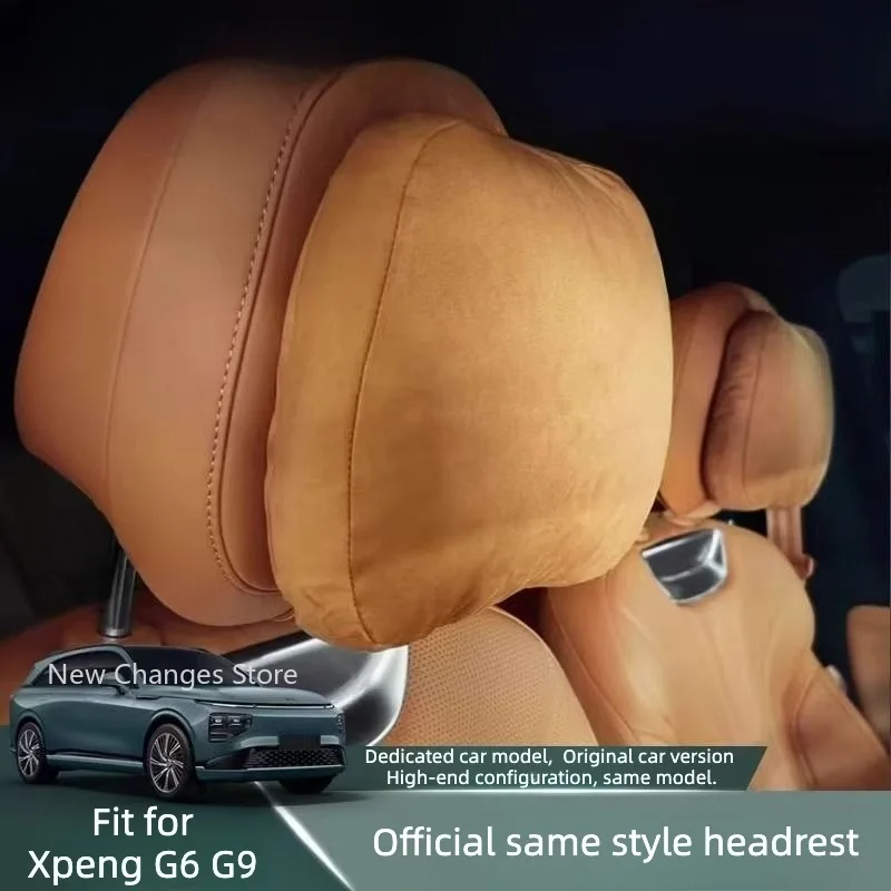 

For XPeng G9 G6 Car Headrest Lumbar Support Comfortable Neck Pillow Waist Protection Head Pillow Interior Modify Accessories
