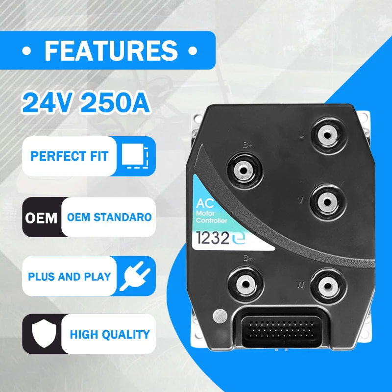 

24V 250A Programmable AC Motor Controller for Curtis Electric Stacker Pallet Truck Forklift Repalce 1232E 1232E-2321