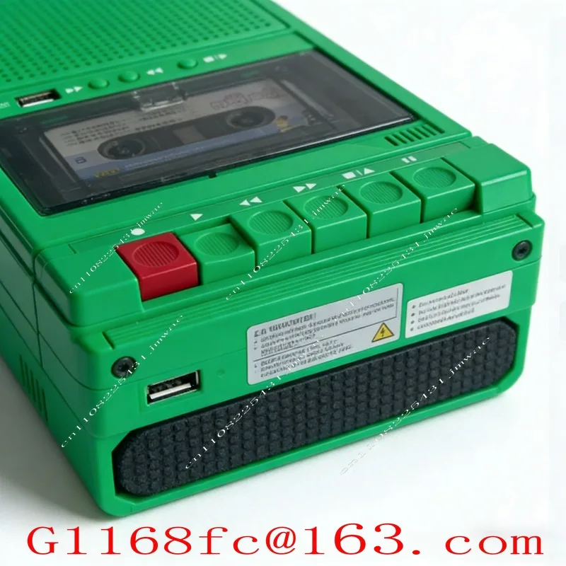 Portable Cassette Player Bluetooth USB Flash Drive Retro Portable Audio Transcribing Cassette Tape