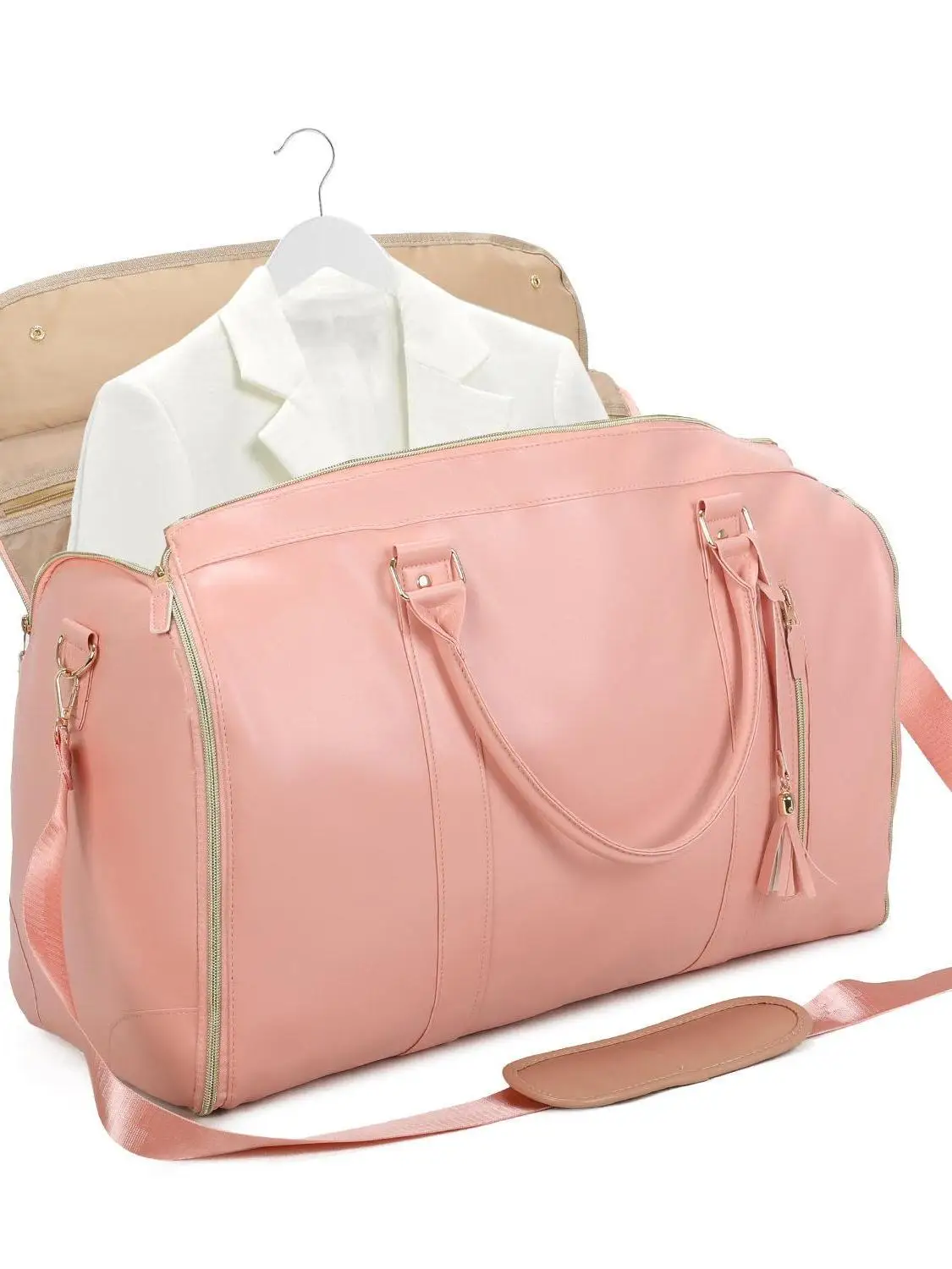 folding-suit-fitness-bag-straight-bag-clothing-storage-bag-travel-bag-polyester-material-with-handle-pure-color-other-scenarios