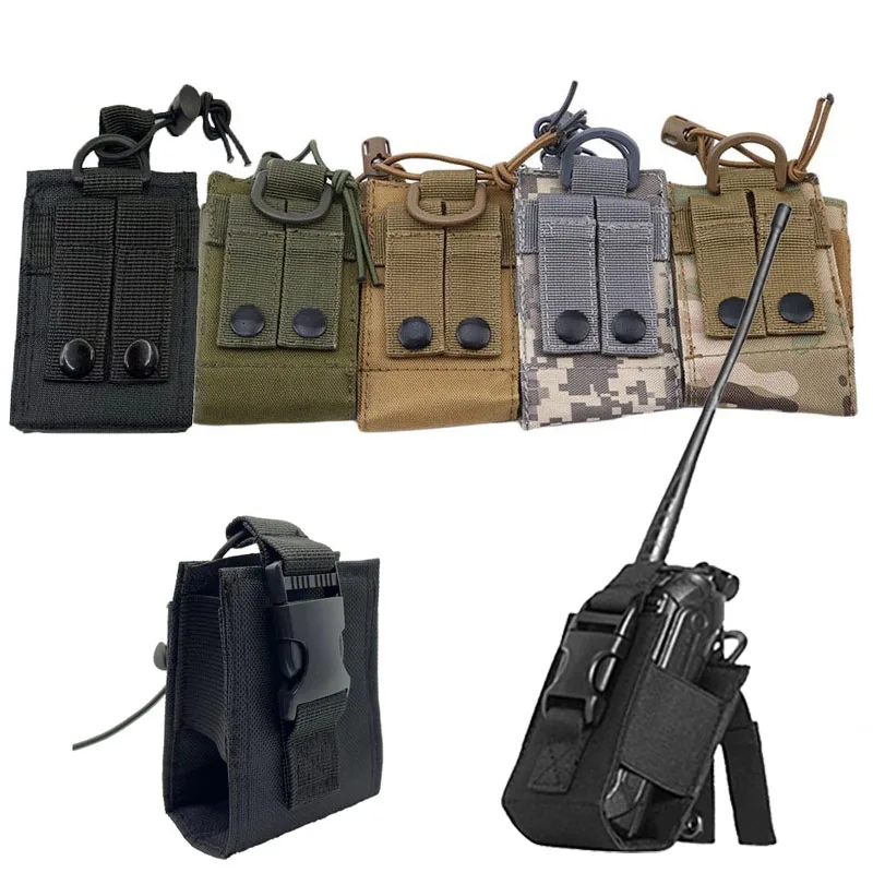 

Чехол для радио 2025, держатель для охотничьей рации, подвесная сумка для домофона, нейлоновая сумка для журналов Molle, карман Caza