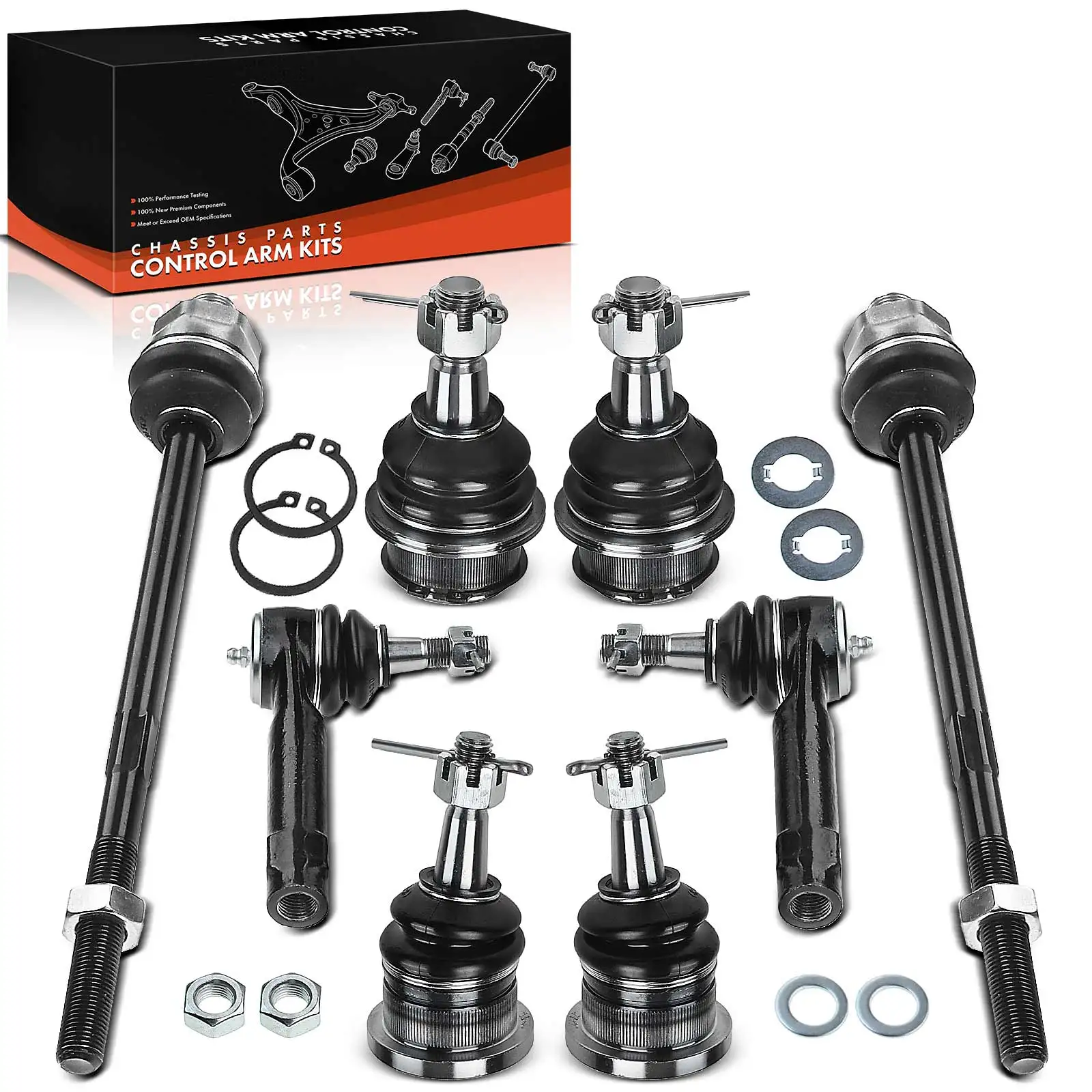 Frankberg 8-teilig Querlenker Satz Vorderachse oben für Chevrolet Silverado 1500 Tahoe Cadillac Escalade 15047200