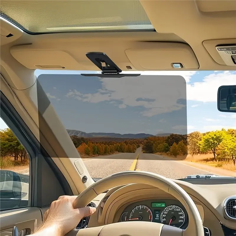 Y42A-Polarized Large Sun Visor Extender Block UV Protection For SUV, Trucks Sun Visor For Car Auto Parts Car Accessories