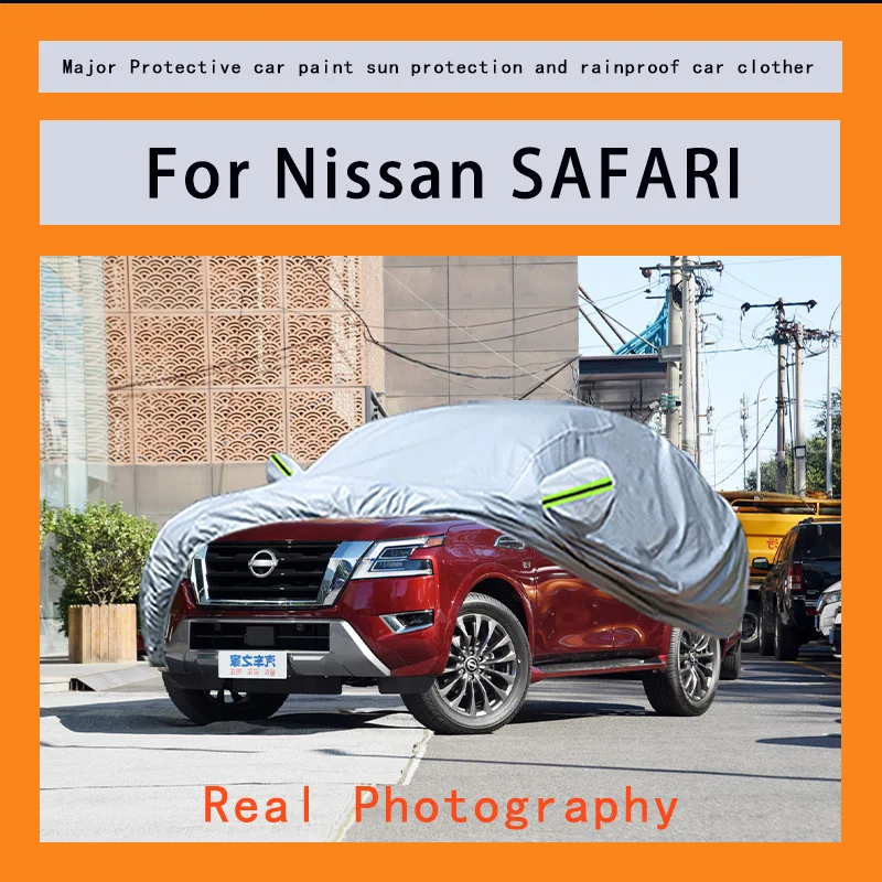 

﻿﻿For Nissan SAFARI Car Covers Outdoor Waterproof Dustproof Sun Rain Snow Protection Thick Oxford Cloth Full Outer Cover