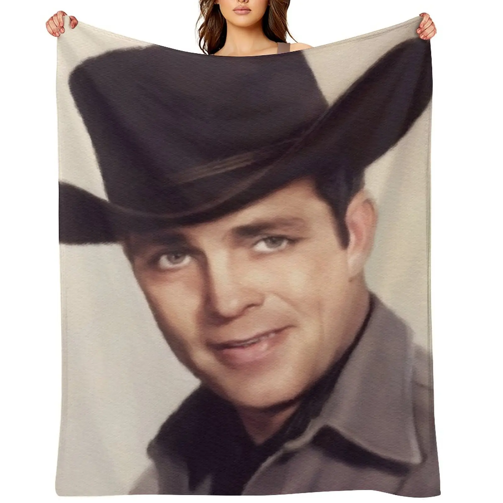 

Dale Robertson, Actor Throw Blanket Soft Big manga Flannel heavy to sleep Blankets